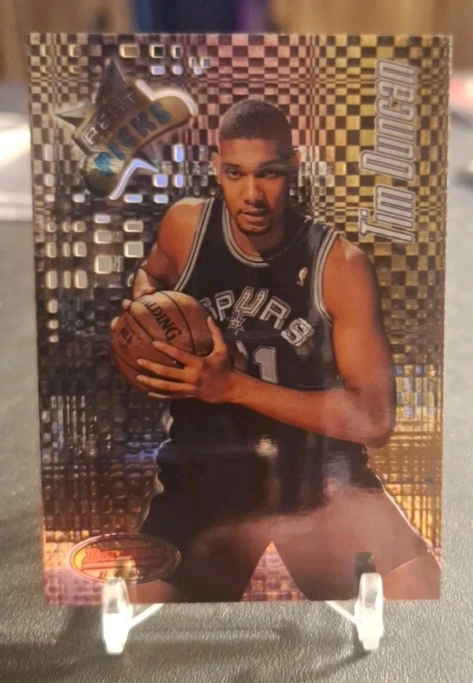 Topps Tim Duncan Basketball Rookie Sports Trading Cards