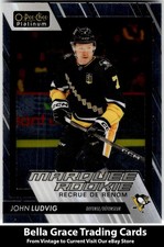 2023-24 O-Pee-Chee Platinum John Ludvig #270 Pittsburgh Penguins Rookie NHL 