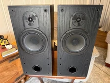 B&W Bowers and Wilkins 202i Speakers Made In England W/ CABINET UPGRADES RARE