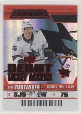 2019 Credentials Debut Ticket Access Red 97/99 Danil Yurtaikin Yurtaykin #86 0c6