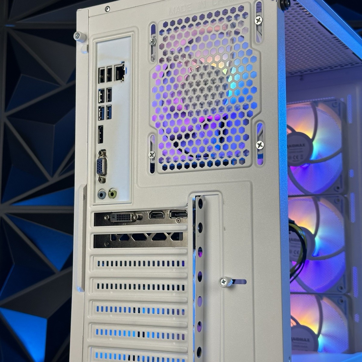 Custom White Gaming PC Ryzen 5 3600 32GB DDR4 1TB+SSD Nvidia RTX 
