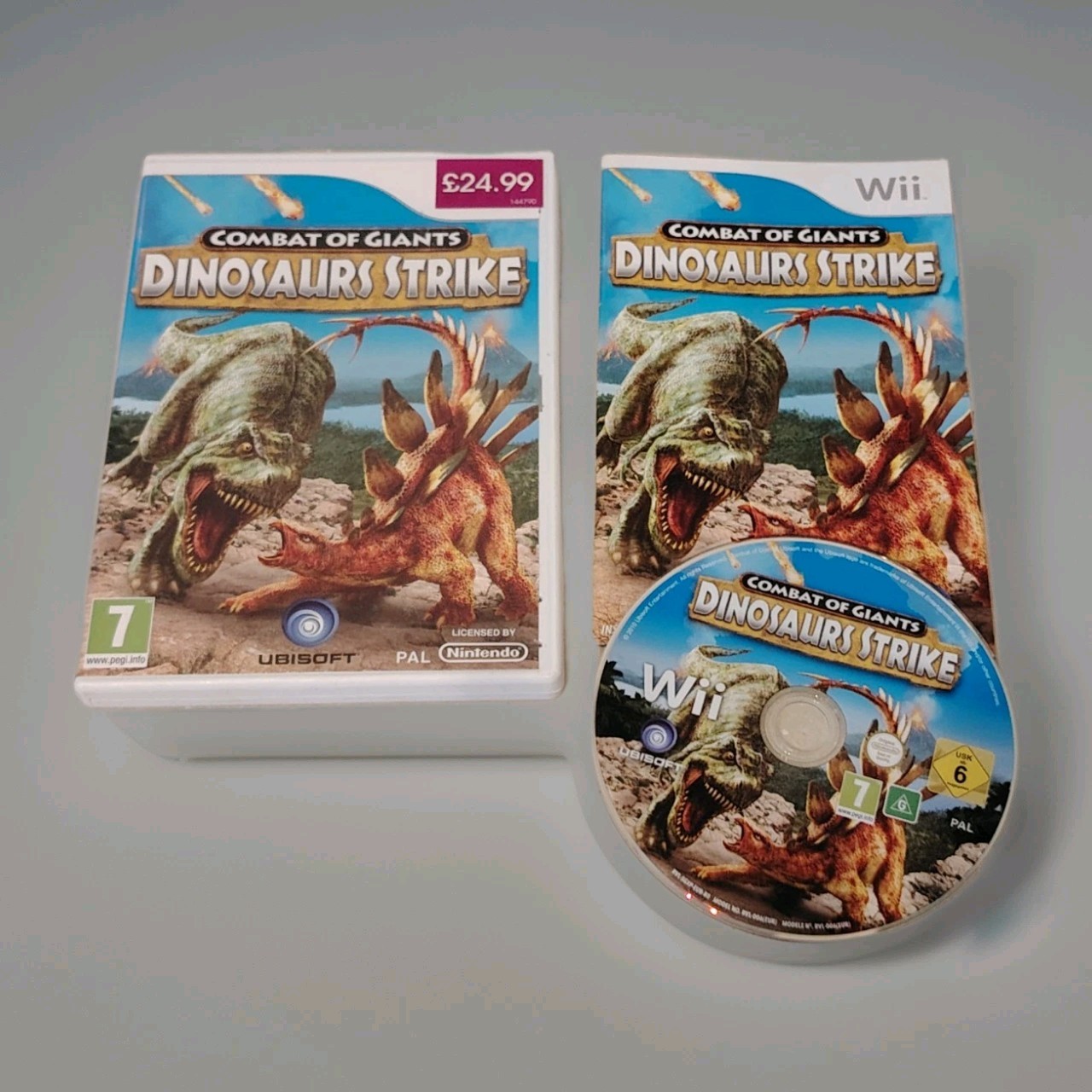 Combat of Giants Dinosaurs Strike for Nintendo Wii / Wii U – UK –pal (a)