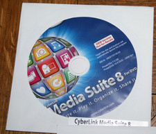 CyberLink Media Suite 8 * CD * mit Lizenzschlüssel * CD-Key