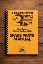SANDERSON TELEPORTER SERIES 2 T2-6-22 T2-7-25 T2-5M-26 PARTS LIST MANUAL BOOK