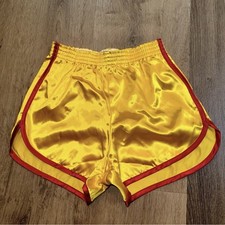 Vtg Velva Sheen Shorts Athletic Gym Running Shiny Wet Look 60s 70s NOS Men Small