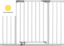 Ava Extra Wide Hallway Baby Gate, Fits Openings 99Cm to 105.5Cm, 75Cm Tall- Idea