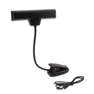 1 Stück Clip-on Music Score Stand Light Wiederaufladbare Leselampe für Schlafzimmer