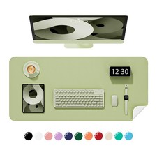 PU Leather Desk Pad NonSlip Large Mouse Pad Waterproof Writing Mat 23.6x13.8