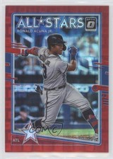 2020 Donruss Optic All-Stars FOTL Red Pandora Prizm 4/79 Ronald Acuna Jr 1b8