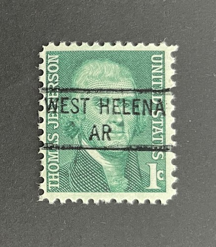 West Helena, Arkansas Type 841 Precancel - 1 Cent Jefferson - USA #1278 - POSTFRISCH