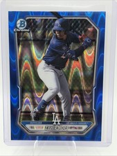 2026 Bowman Chrome Zyhir Hope Blue RayWave Refractor /150 #BCP-86 Dodgers