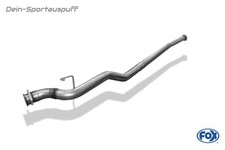 Fox Edelstahl Vorschalldämpfer-Soundrohr Ø63,5mm Audi Urquattro