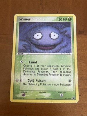 Pokémon Grimer 56/109 EX Team Rocket Returns Regular Common