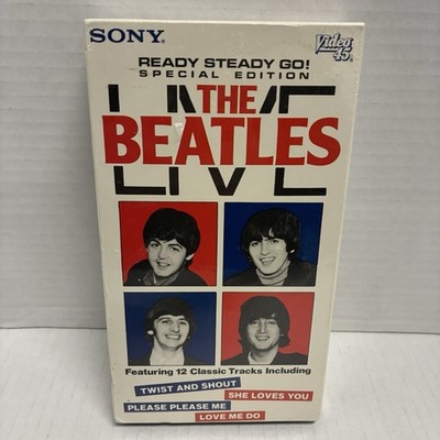 Live: Ready Steady Go Special Edition [Video] by The Beatles (VHS) | NEW SEALED!