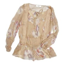 blugirl silk floral tunic top 38 xs s blumarine vintage boho dress