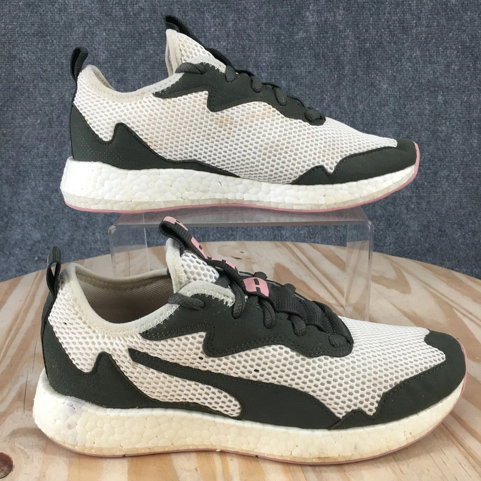 Puma Shoes Womens 8 NRGY Neko Skim Training Sneakers 192624-06 Off White Black - Image 2 of 4