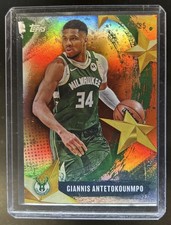 2025-26 Topps Giannis Antetokounmpo Stars of the NBA Orange Rainbow #/25 Bucks