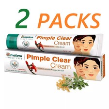 2X PIMPLE CLEAR CREAM 20GM EACH HIMALAYA WITH LONG EXPIRY  FREE SHIPPING