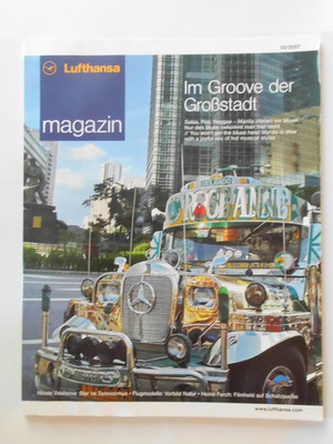 INFLIGHT MAGAZINE LUFTHANSA BORDBUCH 2007 ROUTE MAPS FLEET INFO