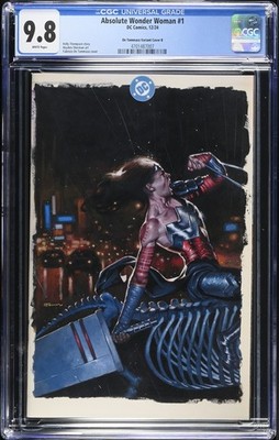 Absolute Wonder Woman #1 (2024) Fabrizio De Tommaso Virgin Variant Cover CGC 9.8