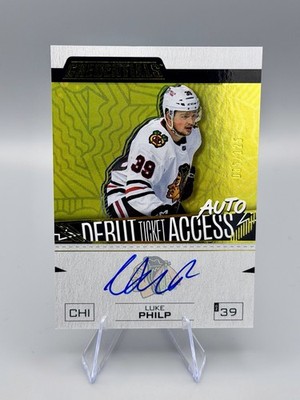 2023-24 Credentials - Debut Ticket Access Auto Luke Philp #DTAA-LP Yellow /125 