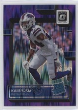 2022 Panini Donruss Optic Rated Rookie Purple Shock Prizm Kaiir Elam #249 07rd