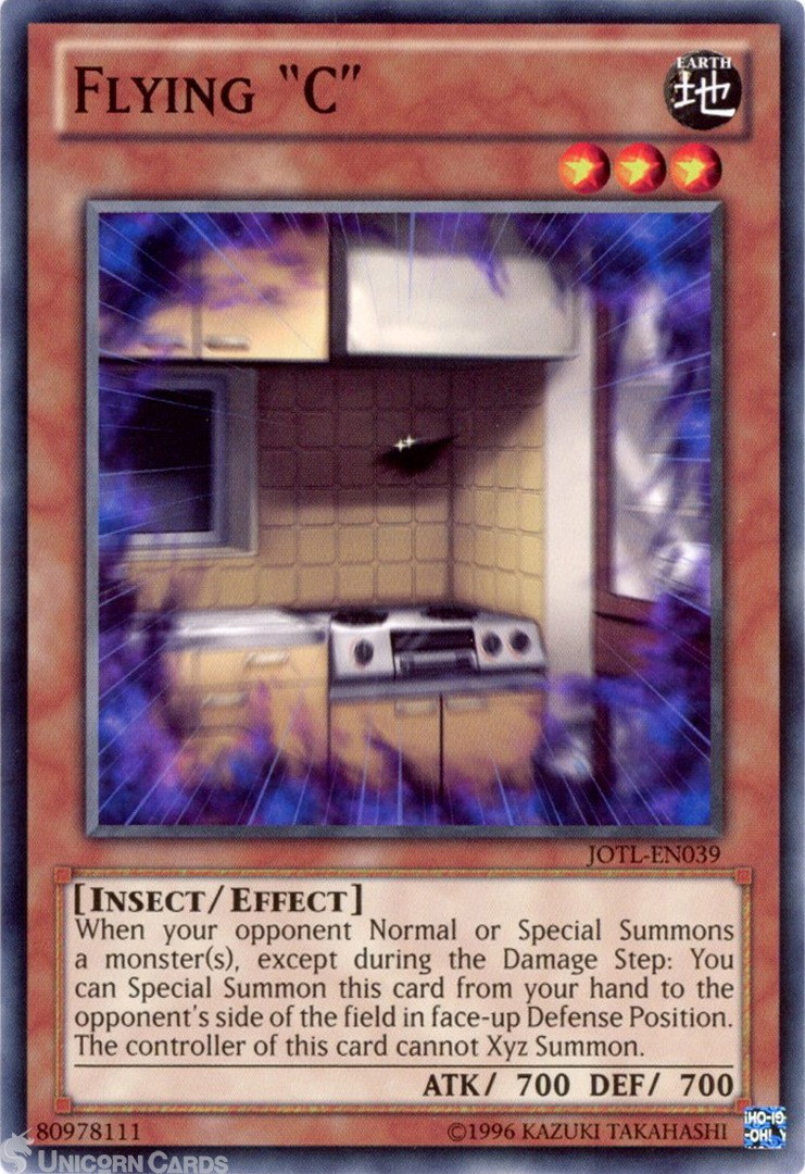 JOTL-EN039 Flying ""C"" : Common UNL Edition Mint YuGiOh Card