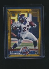 C.J. ANDERSON 2015 TOPPS GOLD PARALLEL 1643/2015 #346