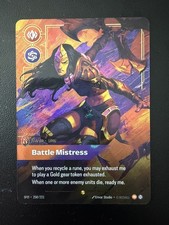 Sivir, Battle Mistress (Overnumbered) #250/221 (Foil) NM Spiritforged Riftbound — live eBay listing