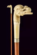 wooden walking stick hand carved animals wooden walking cane