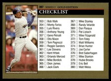 1992 Fleer Gold Edition Robin Yount Checklist #397