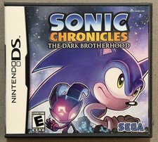 Sonic Chronicles: The Dark Brotherhood (Nintendo DS, 2008) - Complete