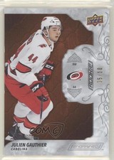 2019-20 Upper Deck Engrained Rookies Mahogany 5/10 Julien Gauthier #55 3ax