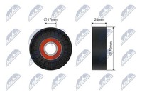 Nty Spannrolle, Keilrippenriemen RNK-AU-065 FüR Audi Seat Vw