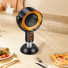 Portable Desktop Range Hood, 2-Speed USB Exhaust Fan with Filter for Indoor BBQ