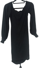 Bodycon Mini Pretty Little Thing Black Dress Size Au 12