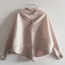 Pleats Please Pleated Cardigan Issey Miyake 3 Size Medium Used