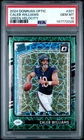 2024 PANINI DONRUSS OPTIC GREEN VELOCITY #201 CALEB WILLIAMS ROOKIE RC PSA 10