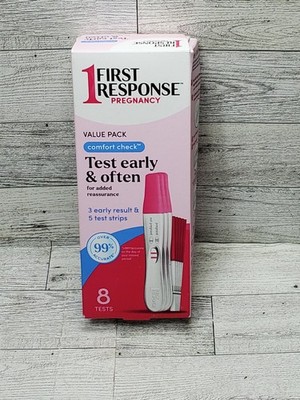 FIRST RESPONSE Comfort Check Pregnancy Test, 8 Count, Exp 2027