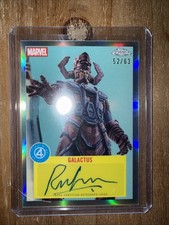 2025 TOPPS CHROME MARVEL STUDIOS RALPH INESON FFA-RI THROWBACK AUTO GALACTUS /63
