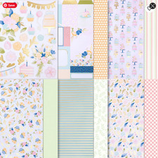 Stampin Up - Wildflower Birthday Specialty Designer Series Paper 12x12