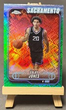 2024-25 Topps Chrome Green Logofractor - Colby Jones #192 / Kings