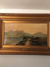 John Clayton Adams landscape art. Turn of the century