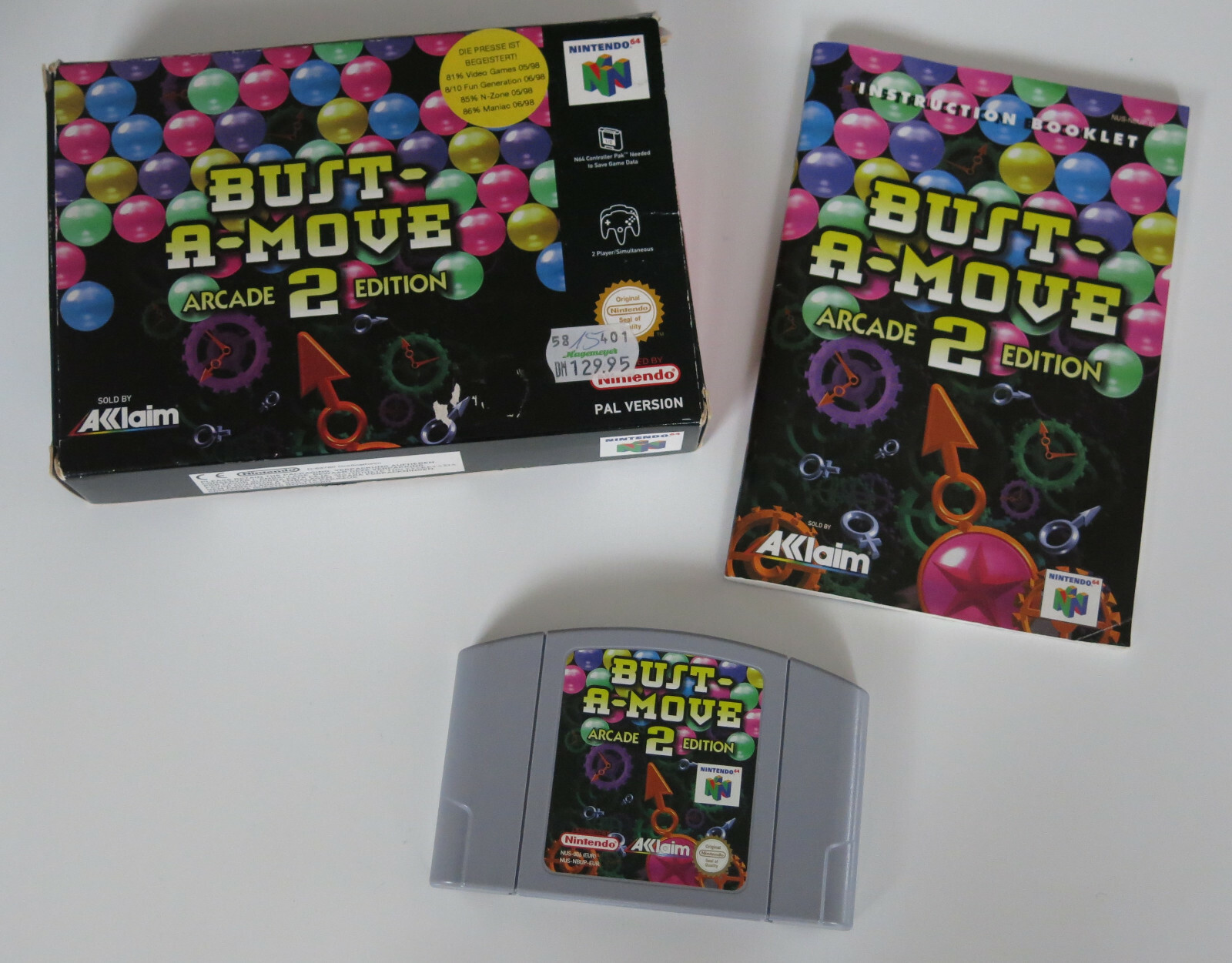 BustAMove 2 Arcade Edition für N64 eBay