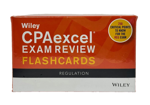 CPAexcel Exam Review Flashcards - Regulation - Picture 4 of 4