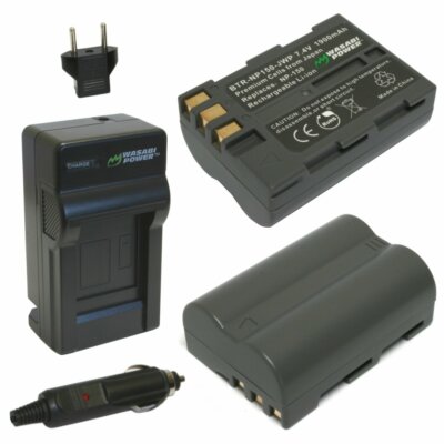 Wasabi Power Battery (2-Pack) and Charger for Fujifilm NP-150