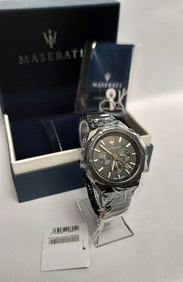 Maserati Mens Stile Black Chronograph Watch R8873642005 (RRP £339 