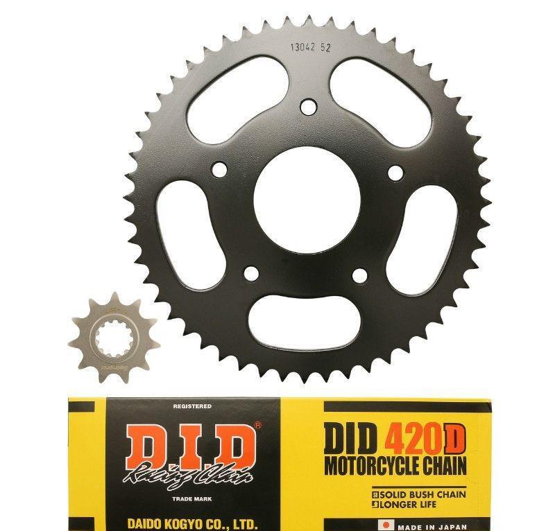 Kit chaîne de rechange pour trajets quotidiens en Rieju MRX SMX roues à bâtons