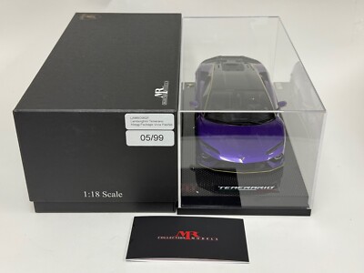 1/18 MR Collection Lamborghini Temerario in Purple Caron Base