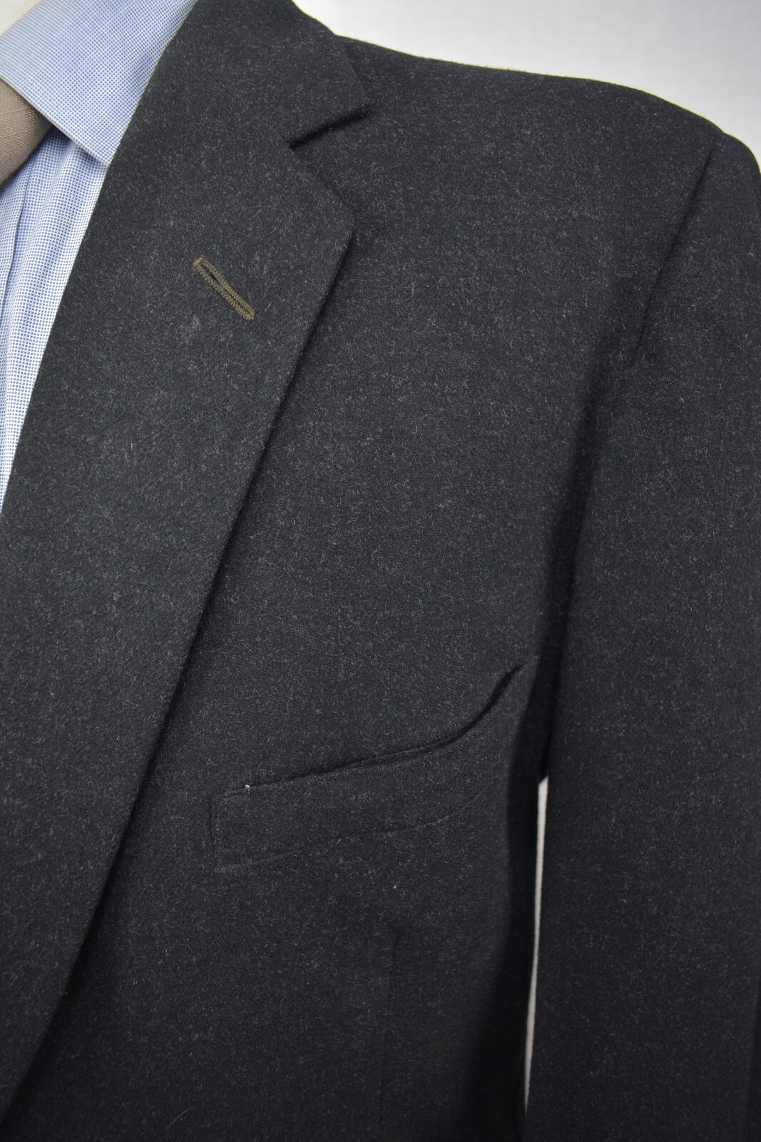 1949-1962 Mayfield Clothes Solid Dark Gray Flanne… - image 3